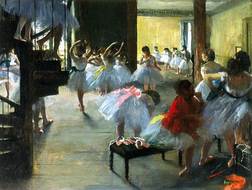 The Dance Class  Edgar Degas  